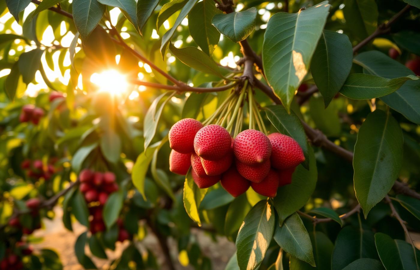 Litchi orchard in Muzaffarpur, Bihar